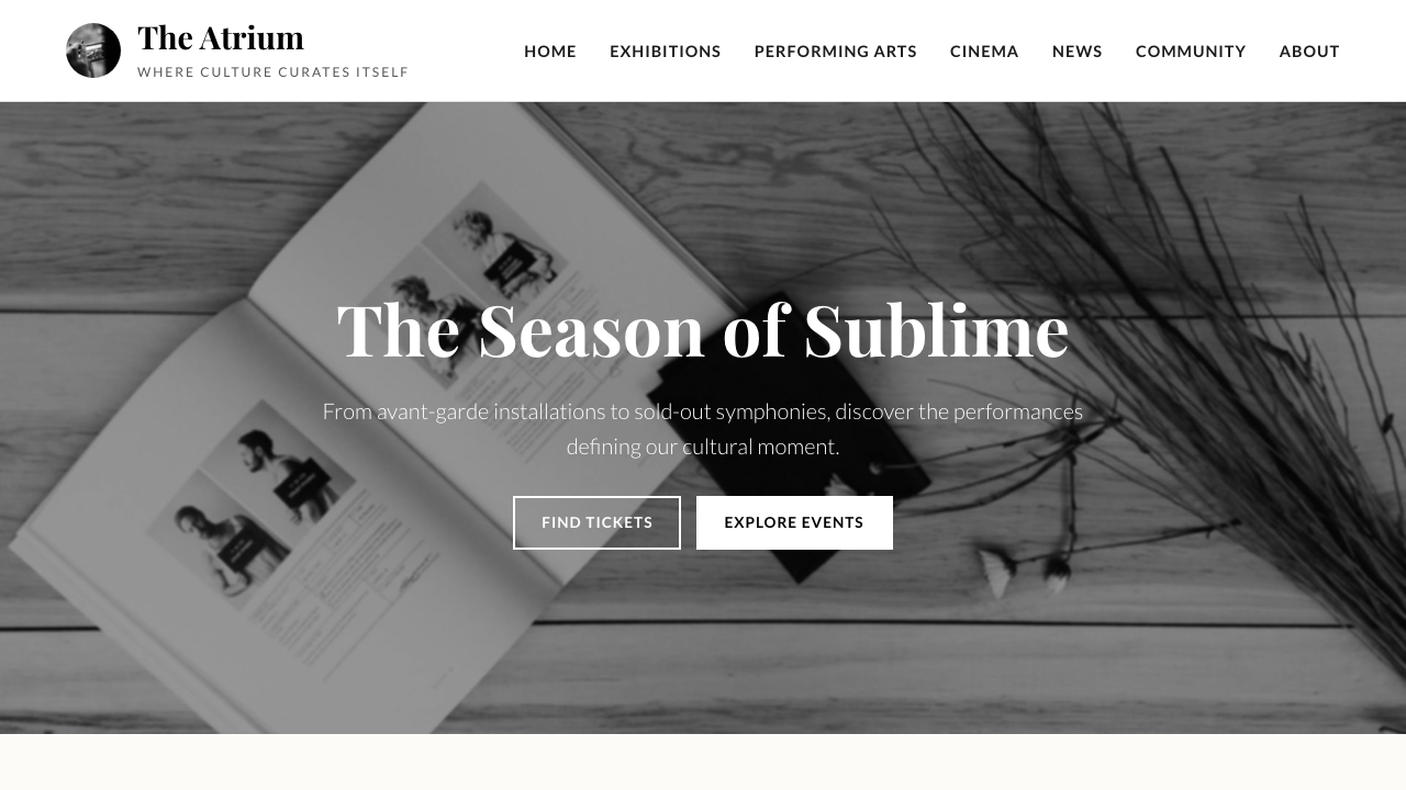 View Arts and Entertainment page