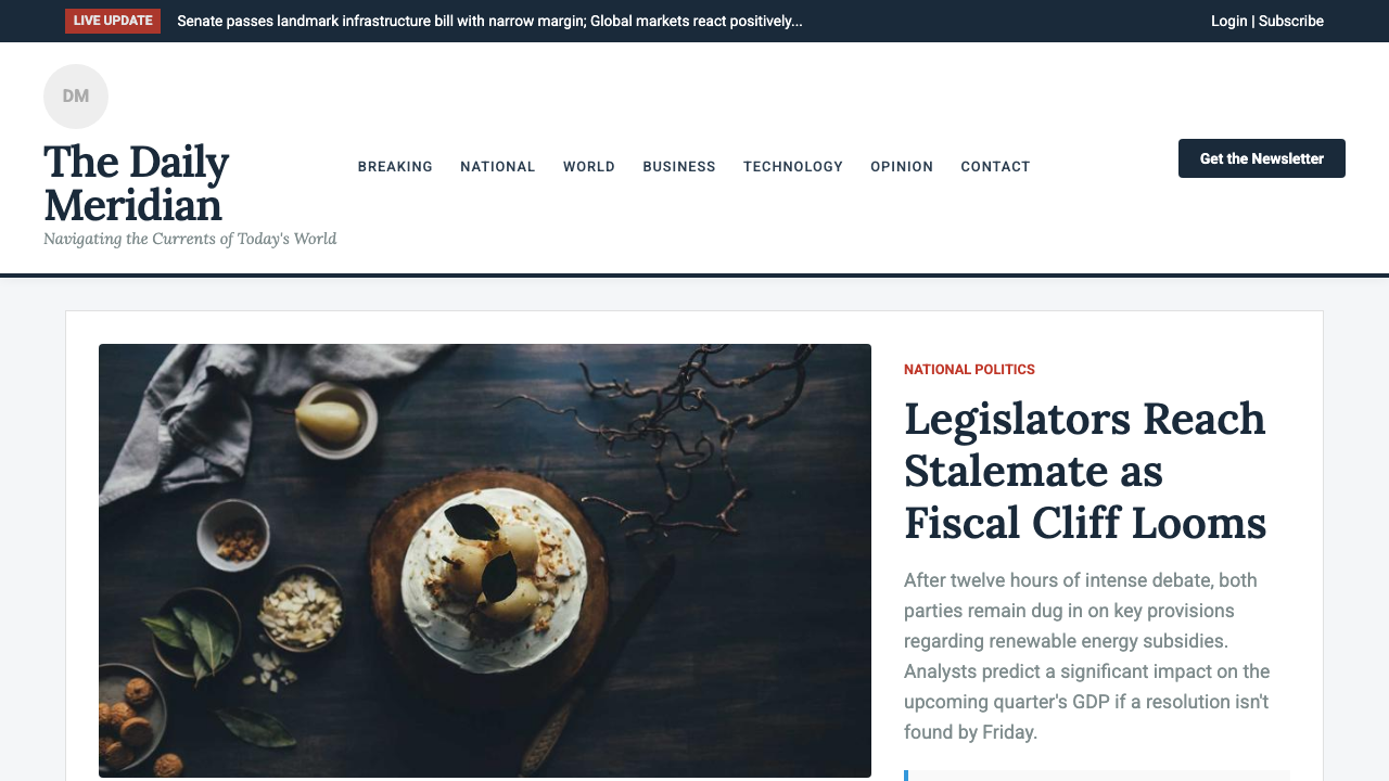 View News Weather Information page