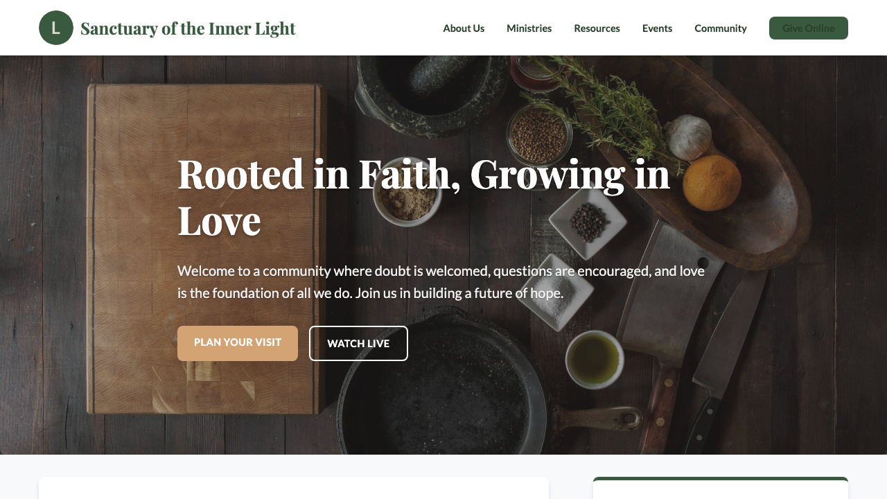 View Religion and Spirituality page