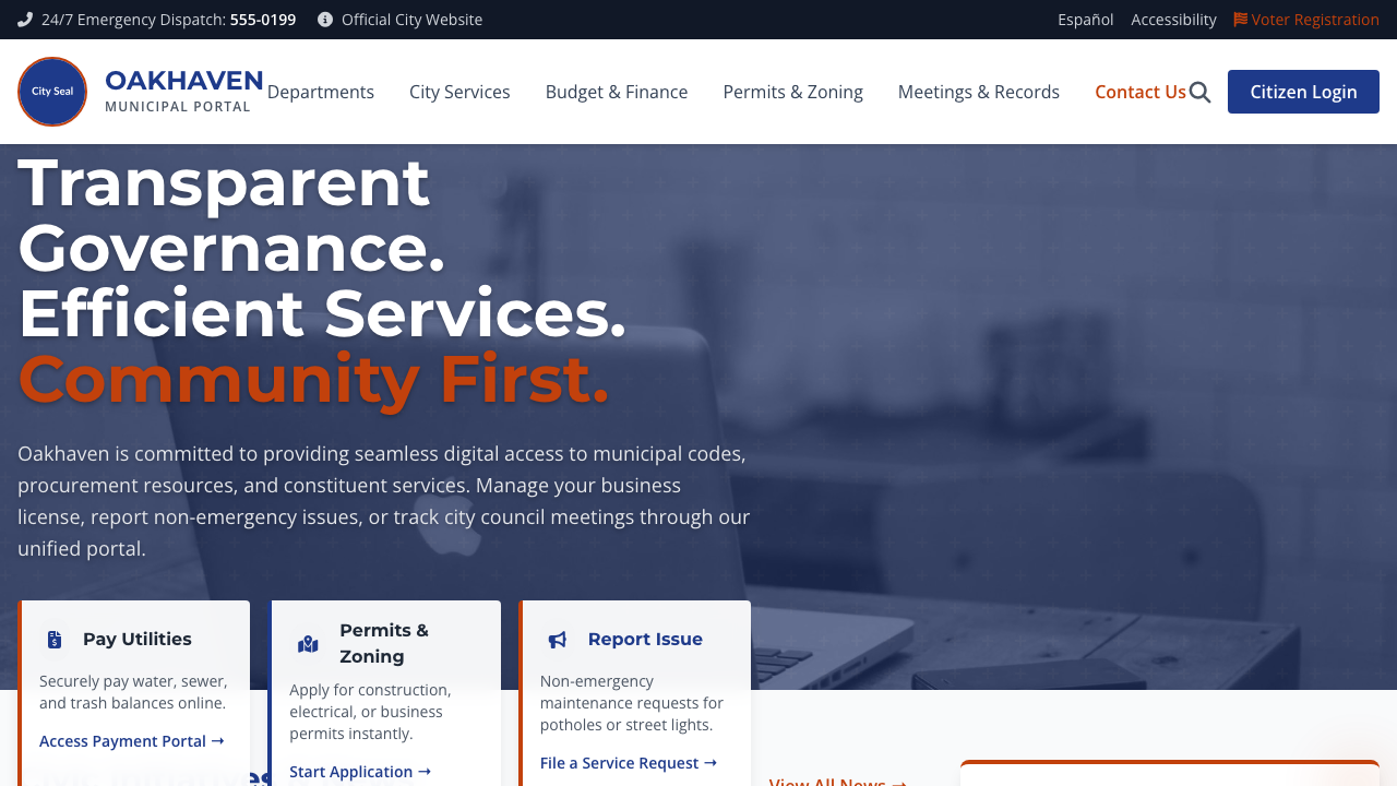 View Government page