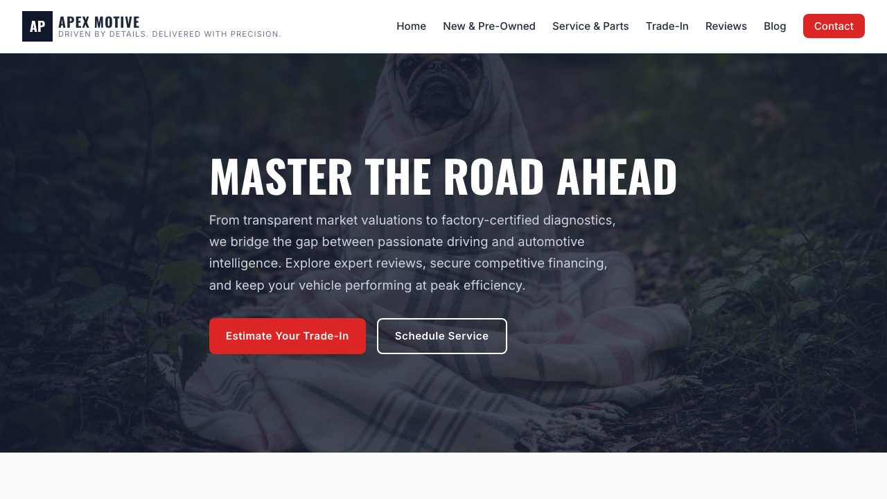 View Automotive page