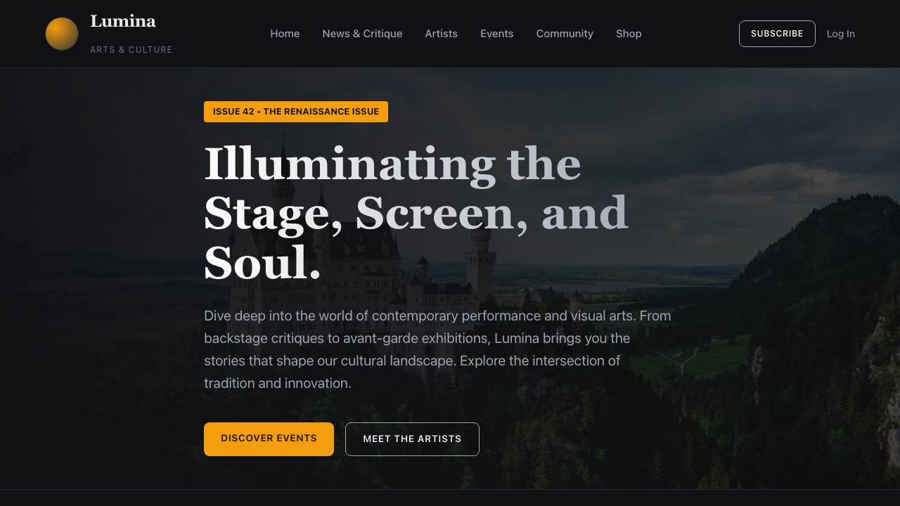 View Arts and Entertainment page