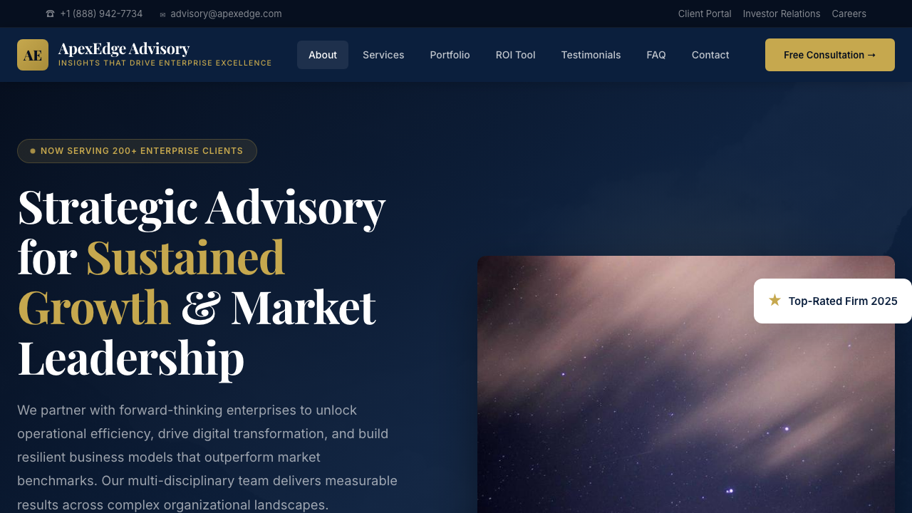 View Business page