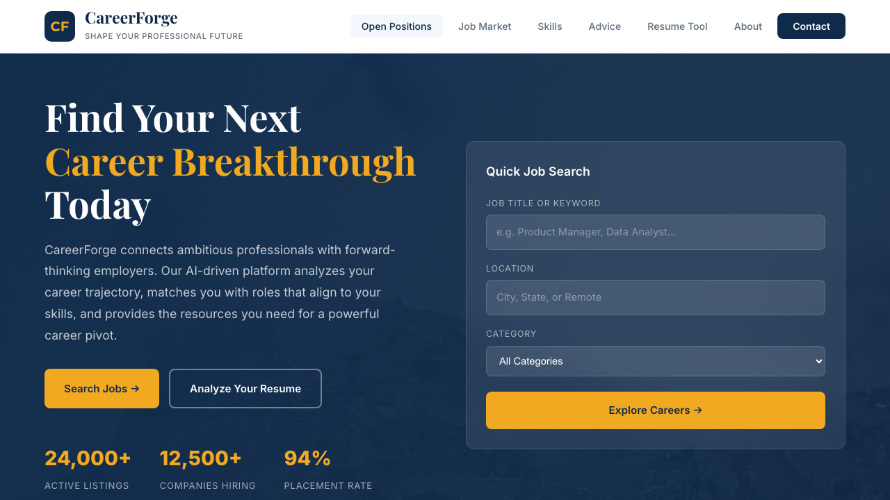 View Careers page