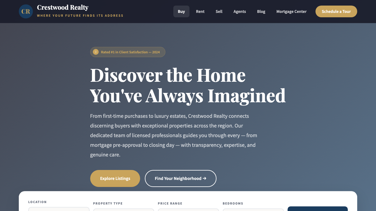 View Real Estate page