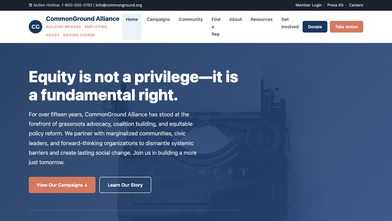 View Society page