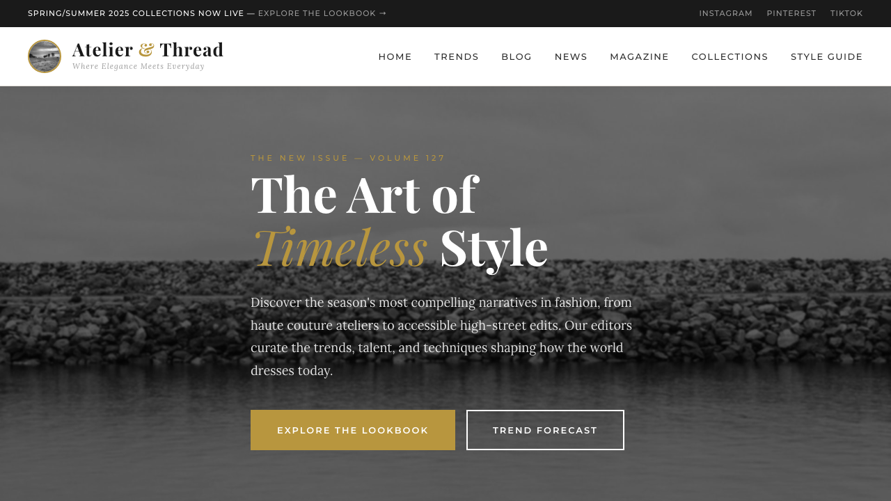 View Style and Fashion page