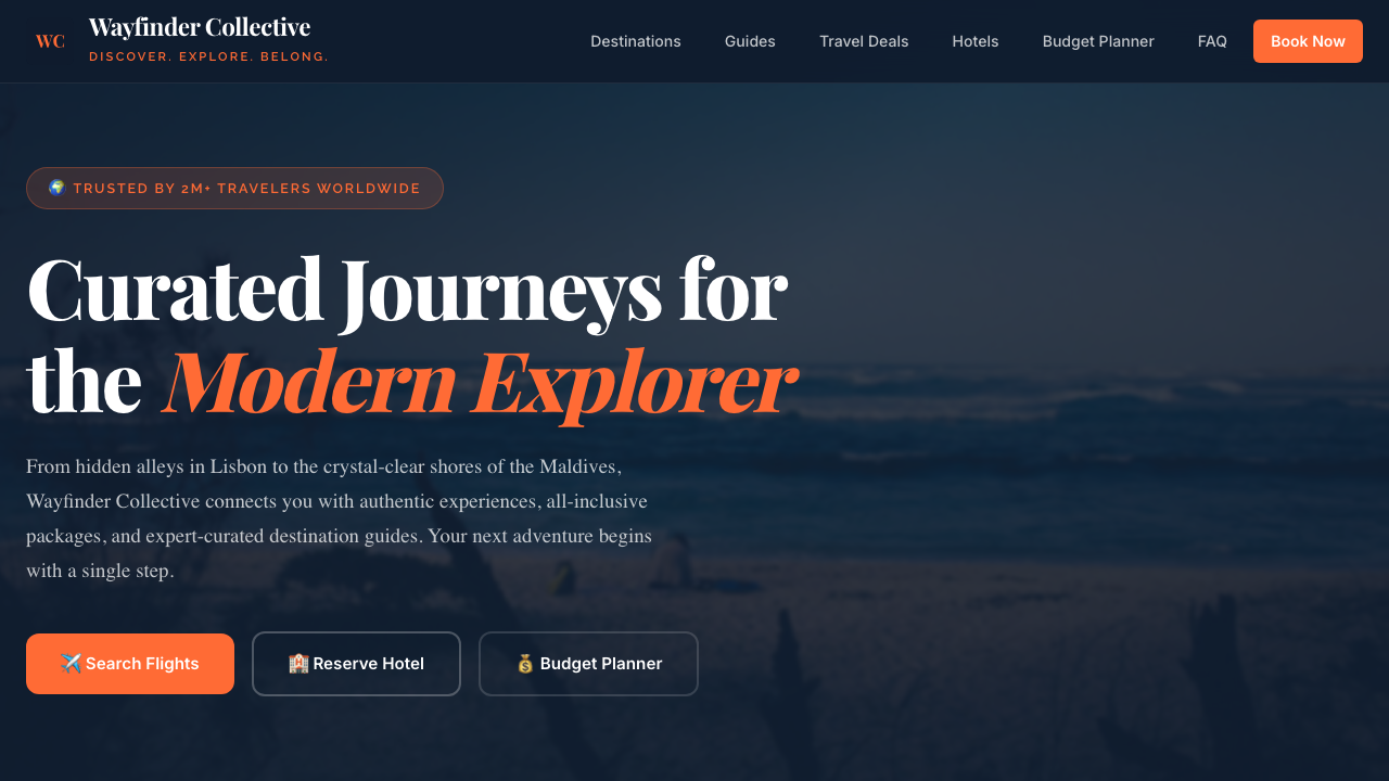 View Travel page