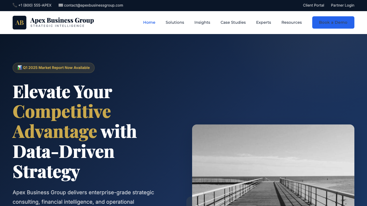View Business page
