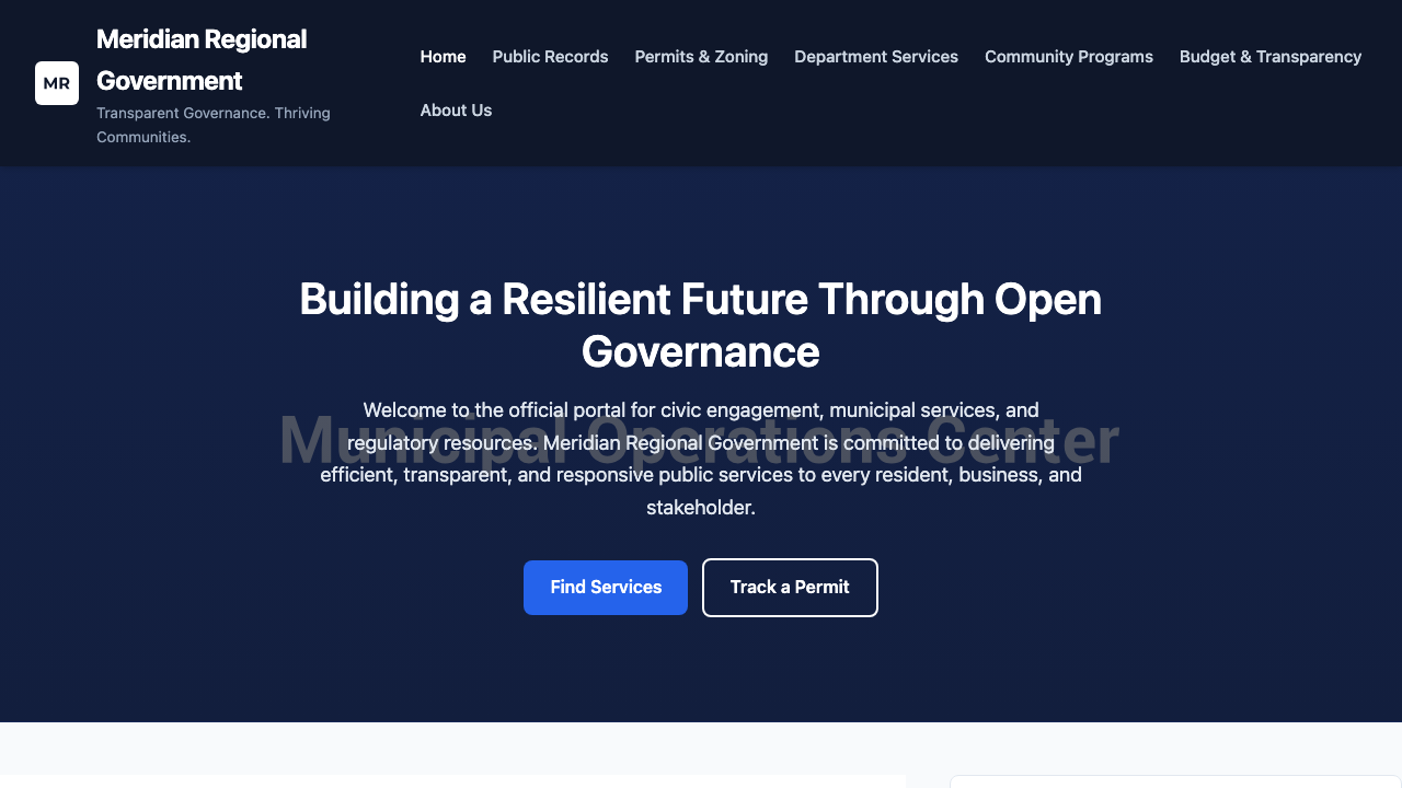 View Government page