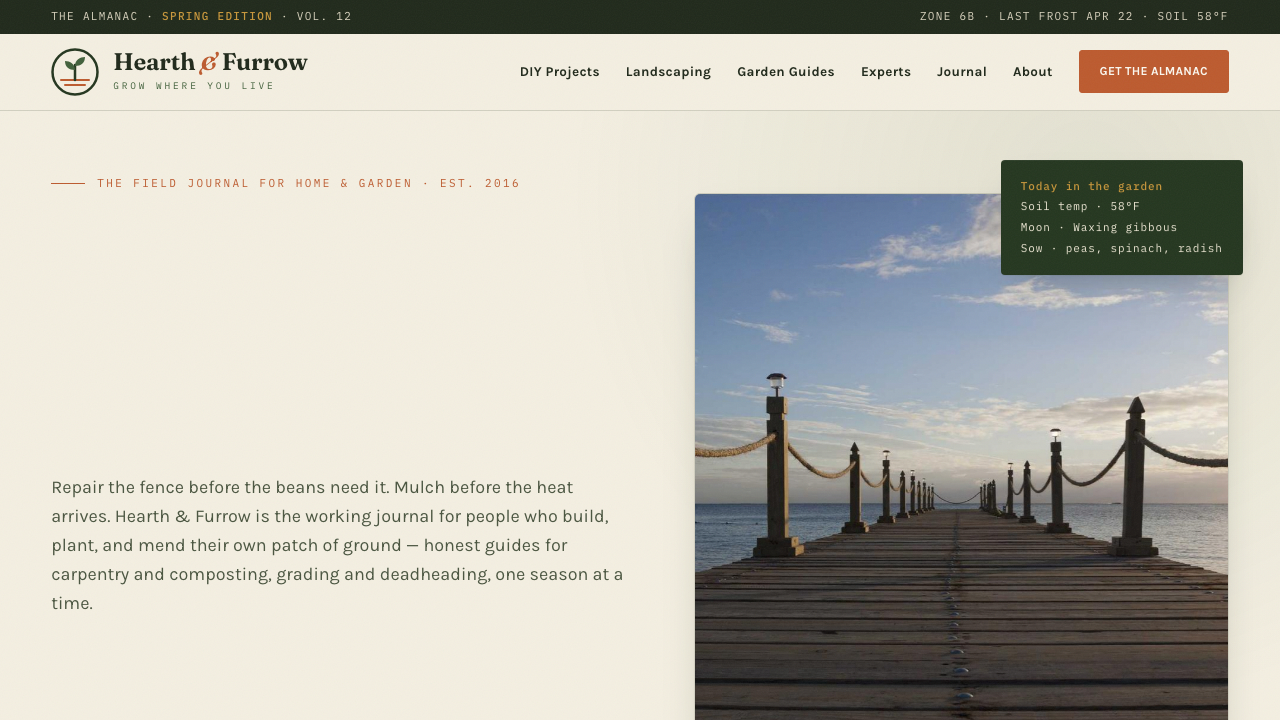 View Home and Garden page
