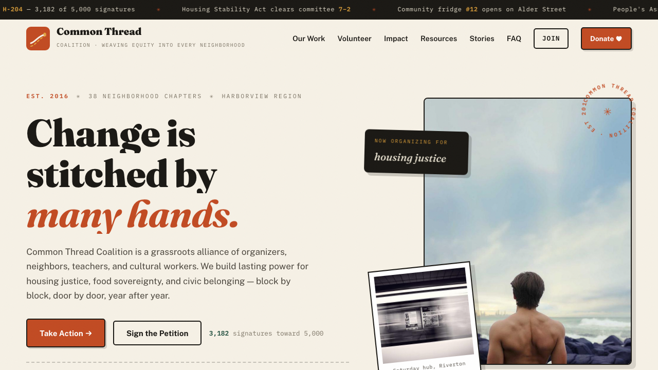 View Society page