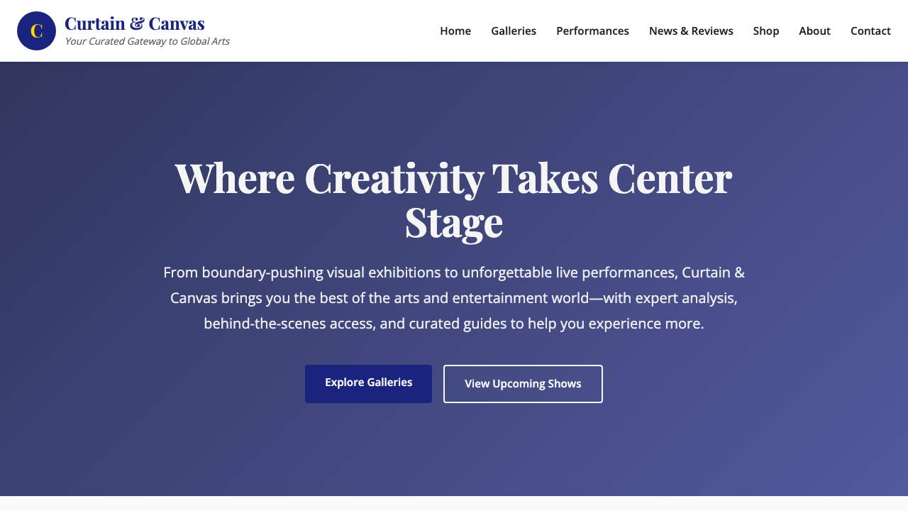 View Arts and Entertainment page