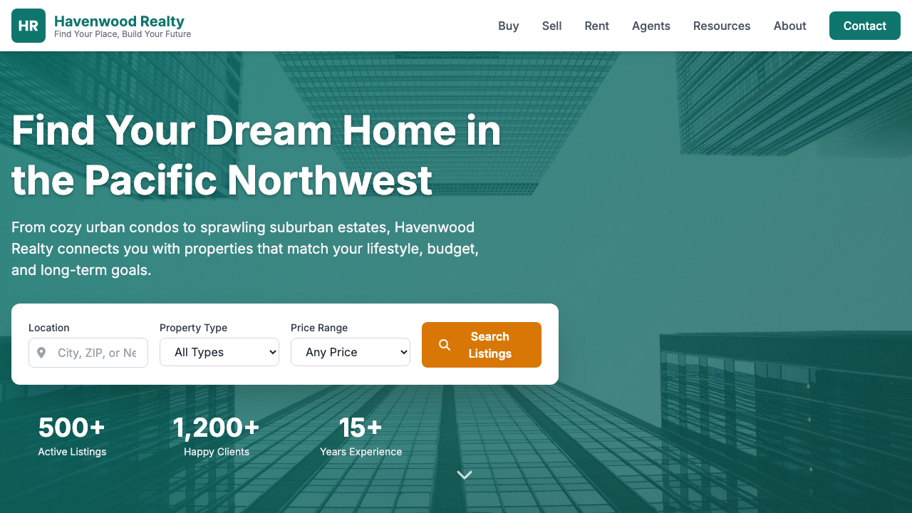 View Real Estate page