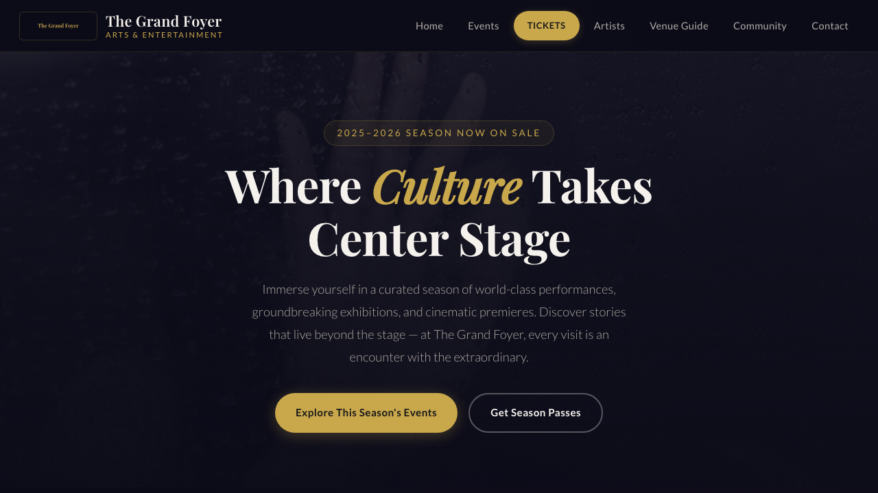 View Arts and Entertainment page
