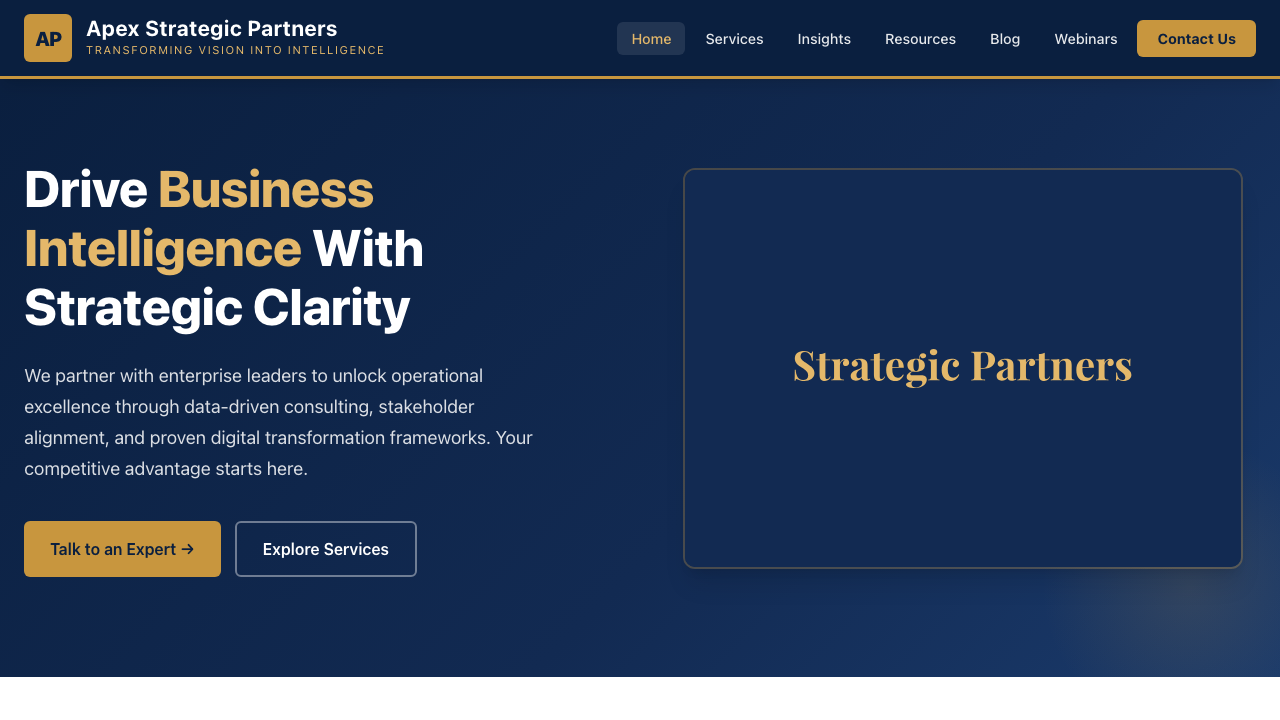 View Business page