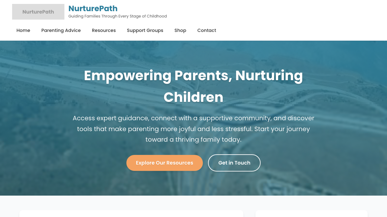 View Family and Parenting page