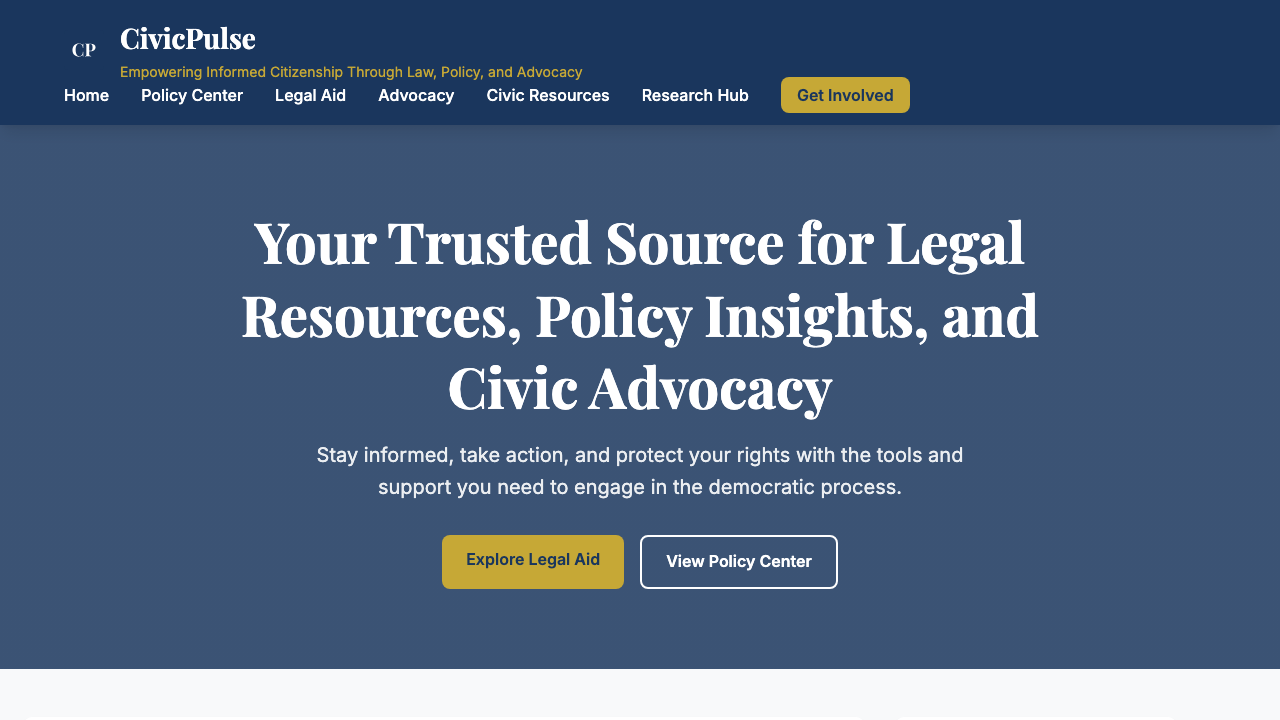 View Law Government and Politics page