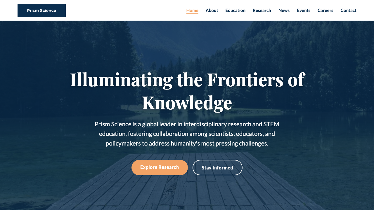 View Science page