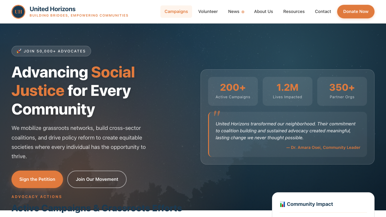 View Society page