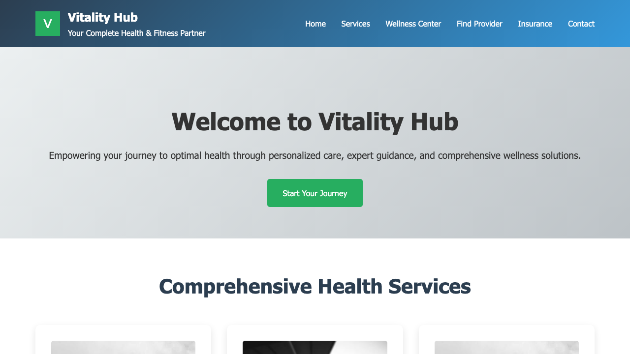 View Health and Fitness page
