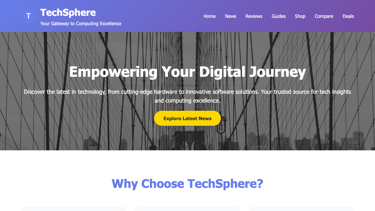 View Technology and Computing page