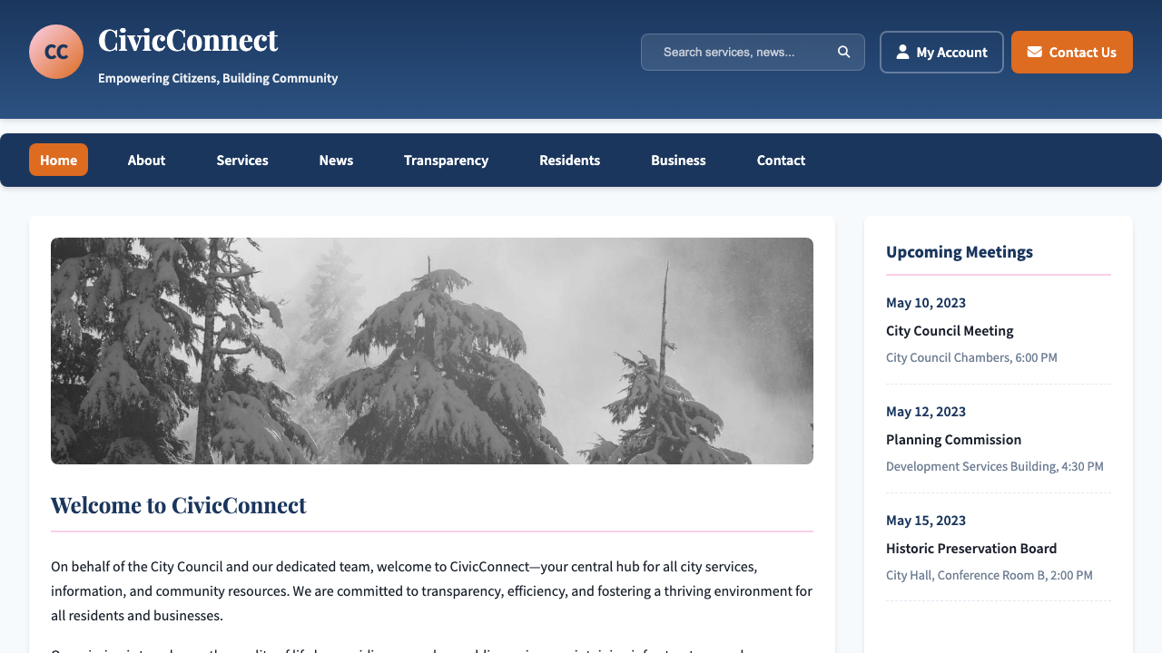 View Government page